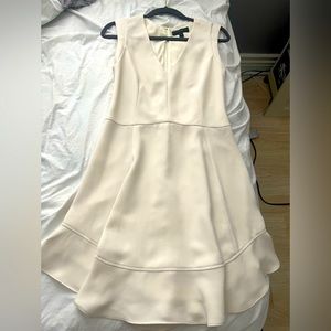 JCREW sleeveless dress cream color size 8 in woman